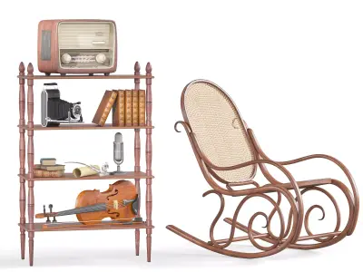 Antique Decorative Set 3D model