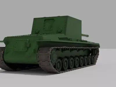 SU-100Y 3D model