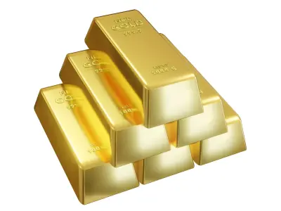 GOLD BAR 999 PURE GOLD BAR 3D model