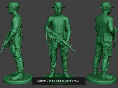 Modern Jungle Soldiers MJS1 Pack 4