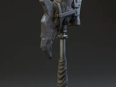 Stylized Mellee Weapons GameReady LowPoly 3D models 3D Model Pack