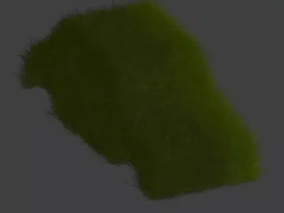 Overgrown Grass Covered Car 3D Model Free 3D model