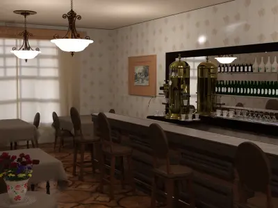 Espresso Machine - Blue Angel 3D model