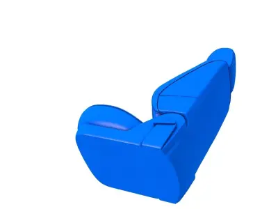 Car seat -  seat 3D print model buy