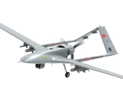 tb2 bayraktar 2023 3D model