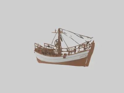 Boat Deck model 3D model