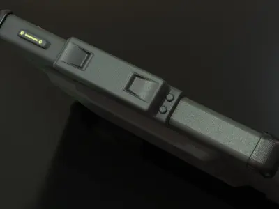 Military Tablet PC Console Low-poly 3D model