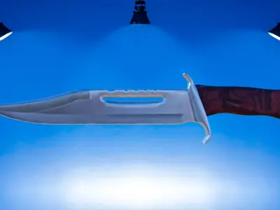 Knife Model 1 Free Free low-poly 3D model