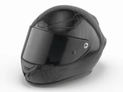 Racing Full Face Helmet 3D model