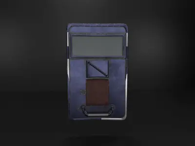 Ballistic shield Low-poly 3D model