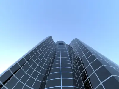 skyscraper detroit - detroit Free 3D model
