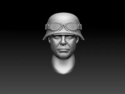 helmet luftwaffe 3D print model buy