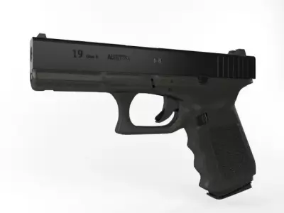 Glock 19 Pistol 3D model
