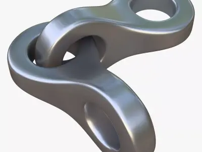 Chain Link Segment M1 3D model
