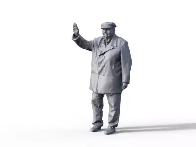 figure captain for ship model 3D print model