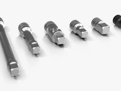 Socket Tools Set 206EAU Low-poly 3D model