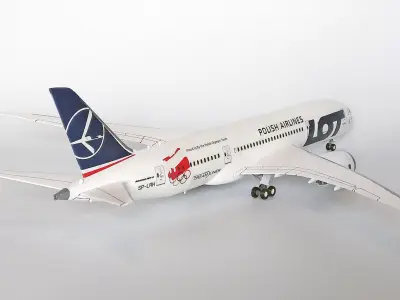 141221-8 Model kit Boeing 787-8 Trent Down 3D print model