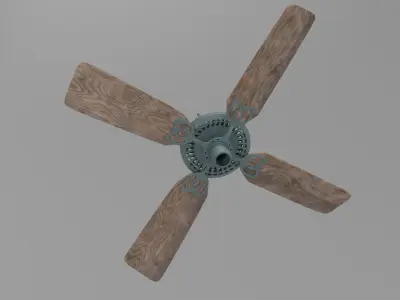 ceiling fan 3D model 3D model