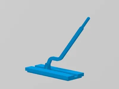 MANUAL POINT LEVER 7MM SCALE O GAUGE MODEL RAILWAY BUILDING 3D print model