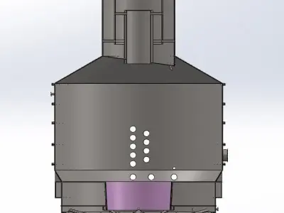 Vacuum PAN REFINERY  SUGAR 3D model