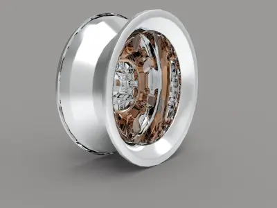 Ford F-250 F-350 King Ranch OEM Wheel 3D model