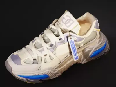Sneakers Photoscan 8k Free 3D model