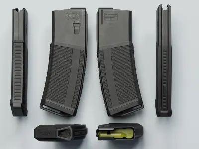 DD Magazine 32 RND - Replica Low-poly 3D model