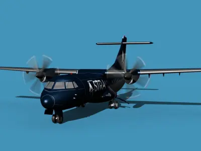 ATR-42-320 Astra 3D model