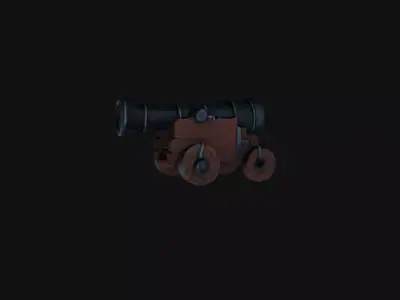 3D Cannon 3D model