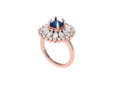 Wedding Ring  3D print model 210