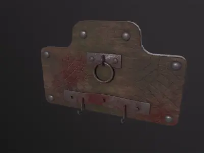 Shackles 3D Model Low-poly 3D model