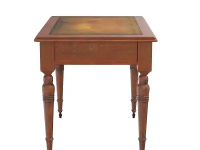 Antique Victorian Writing Table 3D model