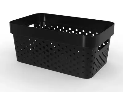 H2000419 BASKET BLACK 3D model