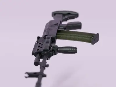  Beryl C Polish Assault Rifle  3D model