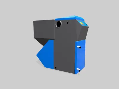 Boiler air compressor 3D model