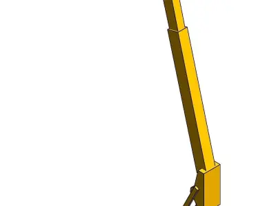 Telescopic Boom Lift-06 3D model
