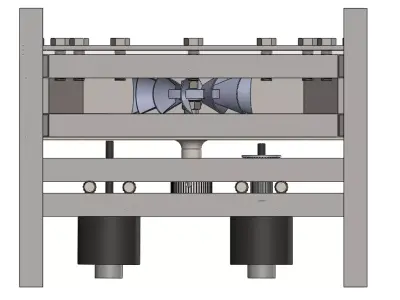 Pelton Wheel Turbine 3D model