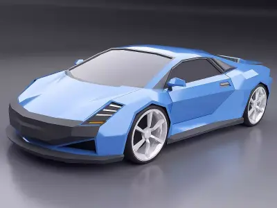 Original concept cars collection 3D Model Pack buy