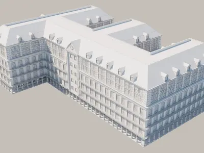 OLD BUILDING  CURROS ENRRIQUEZ 3D model
