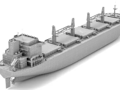 collection bulk carrier  3D model