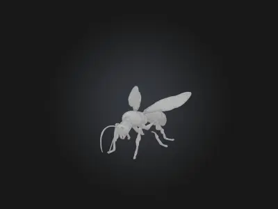 RoboBee Model Low-poly 3D model