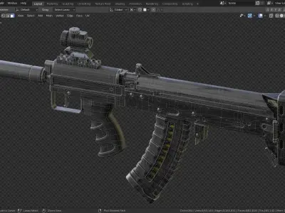 OTs-14 Gr0za 3D model