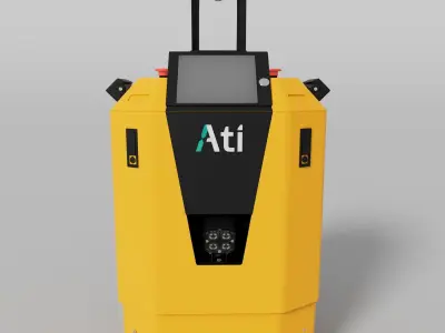 Ati Package Lifter Robot Low-poly 3D model