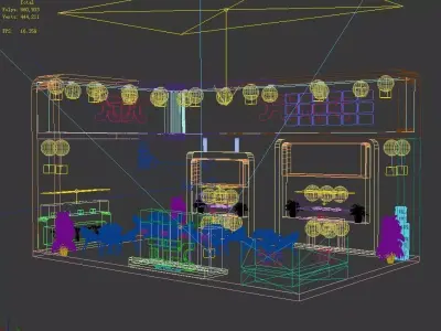 Exhibition - Area - 6X9-3DMAX2009-024 3D model