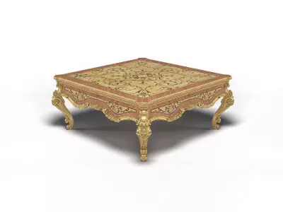  Square Coffee Table  Large 3D model
