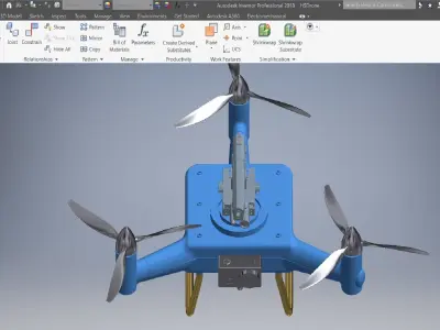 HSDrone 3d model 3D model