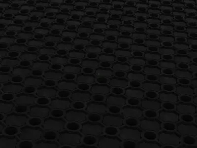 Rubber mat Low-poly 3D model