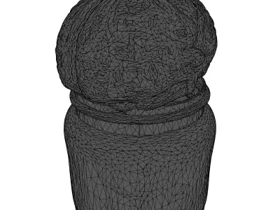 Neon Brain in a Jar 3D model
