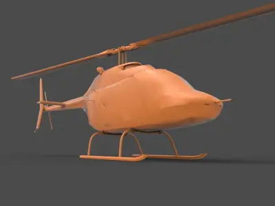 bell helicopter 3D print model