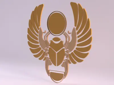Egyptian Symbols - 021 Low-poly 3D model